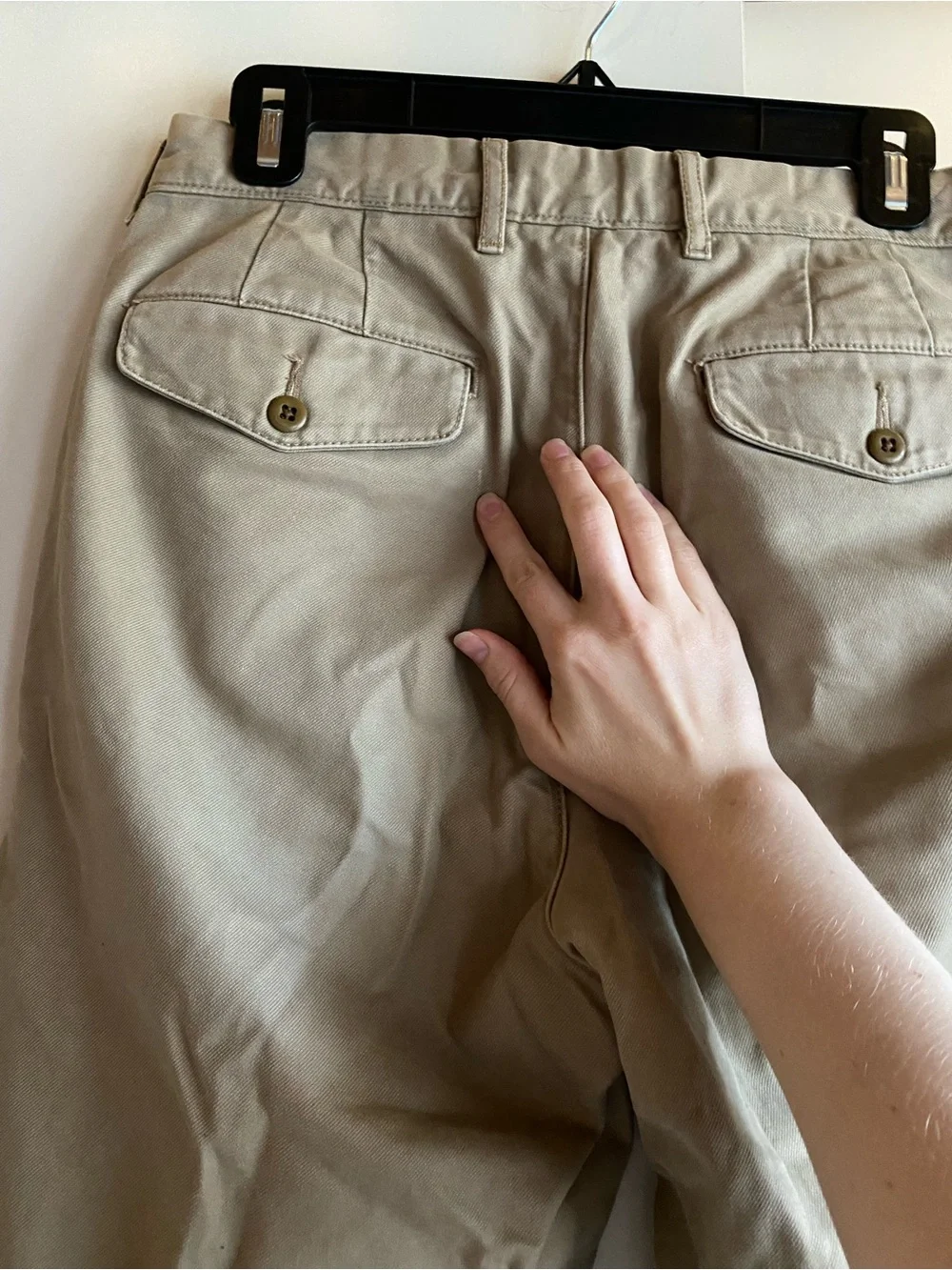 J Crew Men's Khaki Classic Relaxed Fit Chinos 100% Cotton Size W 30 L 32